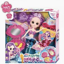 원앤원 멜로디조개보석함인어공주 체리 스팽글드레스, 단일상품(HIO8500)