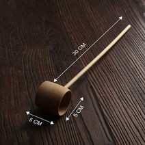 탄산수 업소용 소다스트림 실린더 추천 제조기긴처리 대나무 뿌리 물 국자 탄화 요리 도구 식기 주방 차 쿵, 03 43x7x5cm