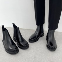 [당일출고] 남자 발편한 키높이 첼시부츠 블랙 앵클부츠 빅사이즈 290mm