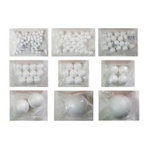 경원상사 우드락공 스티로폼공 10사이즈(10mm~120mm), 1포, 40mm