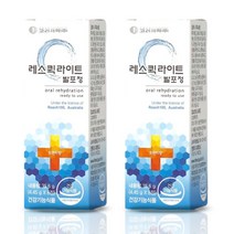 레스퀵 라이트 발포 칼슘 칼륨 수분+전해질 충전 약국 판매 제품, 2통(8정x2), 2개, 8정