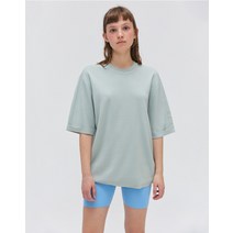 Round Neck Half Knit - Mint