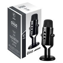 MSI IMMERSE GV60 STREAMING MIC 게이밍 마이크 스트리밍 마이크 고해상도(96MHz24bit) 대응 SP1050