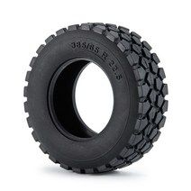 지게차타이어YEAHRUN-30mm 너비 블랙 고무 타이어 휠 타미야 1:14 RC 트레일러 트랙터 트럭 프론트 림 2 #, 01 1 Pcs, 1개
