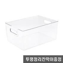 체인컴퍼니 투명 수납 정리함 특대, 1개