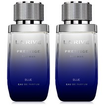 [공식수입] 라리브 PRESTIGE 남자향수 75ml 2종, 프레스티지 맨 2종 (블루+블루)
