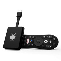 TiVo Stream 4K – 한 화면에서 모든 스트리밍 앱 및 라이브 TV – 4K UHD Dolby Vision HDR 및 Dolby Atmos 사운드 – Android, 단일옵션
