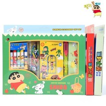 짱구 부리부리 문구세트 신학기 학교 필기구 초등 유치원, 색상랜덤