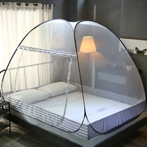 원터치모기장 뉴타입 가정용 몽골텐트 모기장 불필요학생 기숙사 상하침대매트 접이식 철사 공장 도매, C04-1.82.0미터