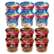 켈로그 컵시리얼30g 12개(콘푸로스트*6+첵스초코*6), 1세트