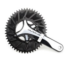 자전거 크랭크 스톤로드 자전거 단일 타원형 체인 반지 BCD 110mm 4 암 105 FC 5800 Ultegra 4700 Tigra 90, 05 44t black aero
