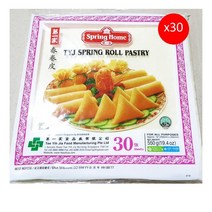 춘권피(랜시푸드 스프링롤 10인치 18g x30개 550g) 30개 식자재마트 대용량 업소용 춘권 즉석식품 간식 딤섬 야채춘권