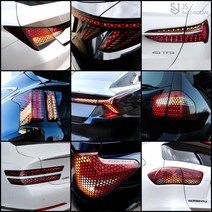 JS automotive 모하비 투싼NX4 아우디A6C8 자동차 트렁크 리어 헤드램프 차량 튜닝 스티커 몰딩 용품, 쉐보레-올란도_대