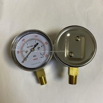아날로그 차압계 YE60 캡슐 압력 게이지 차동 KPG 미터 천연 가스, 16 0-100KPA