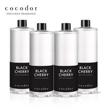 코코도르 디퓨저 리필액 500ml X 4개, 뉴CO리필500/퓨어코튼x2/뉴CO리필500/편백x2
