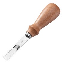 십자수바늘 전바늘 A6mm A8mm A10mm 실적인 가죽 공예 가장자리 베벨 러 스카이빙 베벨링 칼 DIY 절단 수공예 나무 손잡이, [01] A10mm