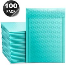 택배 비닐 종이 상자 박스 팩 100Pcs 버블 버퍼 낙하 방지 풍선 방수 검은 색 플라스틱 Pe 포장 가방 패키지 봉투 폴리 우편물, [06] 1823cm, [04] 100pcs green