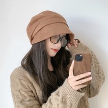 겨울 벙거지모자 패브릭 스웨이드 버킷햇 숏챙 보넷 여성겨울모자 캡모자 wi956 +사은품