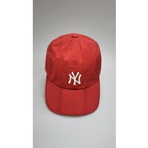 MLB 엠엘비 빨강색 NY 접는 모자 빈티지 구제 볼캡 야구모자