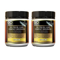GO healthy FISH OIL COMPACT ODOURLESS 고헬씨 뉴질랜드 피쉬오일 오메가3 무취 무향 2000mg 230캡슐 2팩