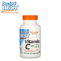 닥터스베스트 비타민C 1000 mg QC 아스코르브산 안티옥시던트 이뮨 비건 120 베지캡슐