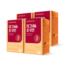 뉴트리원 마그네슘 포 우먼 4박스 4개월분 영양제 비타민 B D E 미네랄 유럽산