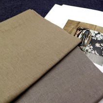 당일출고/ 독특한 질감의 워싱 린넨 2가지 색상 / 각종소품 프랑스자수 린넨원단/ 자수수업 공방재료, 스모크 베이지