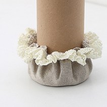 린넨레이스 의자발커버, 단품