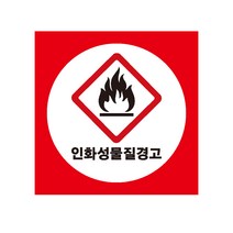 인화성물질경고 산업안전표지 포맥스