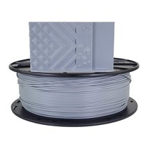 3D 연료 표준 PLA+ 프린팅 필라멘트 치수 정확도 +/- 0.02mm 1kg 1.75mm 스풀 (2.2파운드) 인더스트리얼 그레이