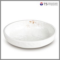 [돌산멜라민] 안개꽃연마블 신한식쿠프(DS-6596 DS-6597 DS-6598 DS-6599) (업소용그릇 멜라민그릇 예쁜그릇 식당접시 멜라민볼 멜라민찬기), 6597 - 4.5