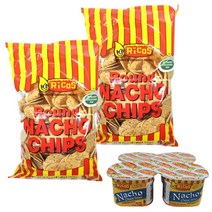 리코스 나쵸칩 454gx2개+치즈 소스400g(4p)x1개, 1세트