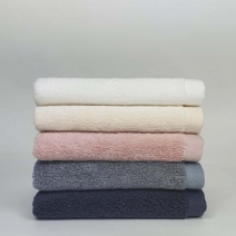 리빙유진 친환경 모달 어린이집 고리수건 60g 5장 유치원수건, 그레이, 모달 핸드 무지타올60g 5장, 5개