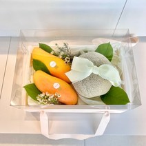과일선물세트 광주과일 스위띠끄 망고+메론 혼합선물세트 프리미엄 혼합과일세트 과일선물, 노리개태슬, 컬러랜덤, 광주권직접배송
