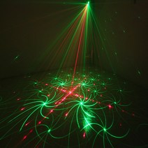 싸이키조명 노래방 무대 사이키 행사 레이저 오로라 리모컨 클럽 특수 미러볼, 블루투스 스피커 레이저 라이트(화이트)