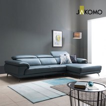 [자코모] 베니 4인 카우치형 기능성 천연면피 소가죽 소파, 그린/우형