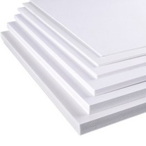 콩콩잡화점 백색폼보드 우드락 1T/3T/5T - 5장, 백색원단 우드보드 5T