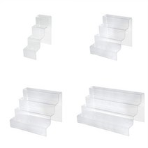 진열대(절곡형) 4단 인테리어 디피용 계단식 진열대 미니선반, 01.진열대(절곡형4단)50:4412