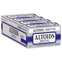 알토이즈 아틱 페퍼민트 민트 캔디 1.2oz(34g) 8개입 ALTOIDS Arctic Peppermint Mints, 1개, 34g