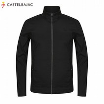 까스텔바작 까스텔바작 남성 스트레치 솔리드 캐주얼 집업 점퍼 BG0MJP204BK