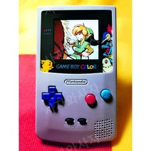 GBC게임기 게임보이 컬러 IPS 액정 개조 버전 GAMEBOY COLOR, 화이트