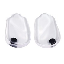 다리 체형교정 키커지는법 숨은찾기2pcs insoles 신발 삽입 패드 효과적인 활, 투명-s