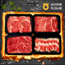 셰프드테이블 괴산증평축협 1++등급 차돌 4구 900g (등심500g+채끝250g+차돌150g)