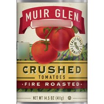 Muir 오가닉 파이어 로스티드 크러쉬드 토마토 통조림, 411g, 1개