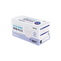 아트사인 에어클린일회용마스크 일회용마스크 50매 숨쉬기편한 3중필터 멜트브로운 0966