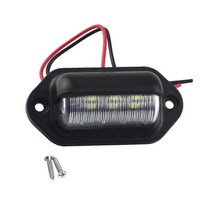 캠핑카 계단 트레일러 카라반 계단 스텝1pc led 라이센스 번호판 조명 전구 213, 1개