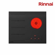 린나이 빌트인 전기레인지 3구 하이브리드 HYF3200N, 인덕션2구+하이라이트1구 HYF3200N