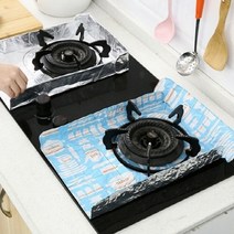 다파요 기름때 방지 커버 2P 양념 기름때 튐 방지 주방 오염방지 가스렌지 커버 받침 받침대, 선택없음