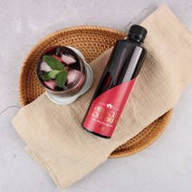 (티바인) 유기농 석류 히비스커스 콜드브루 액상 티 차 블랜드 원액 400ml, 유기농 석류 히비스커스 콜드브루 400ml