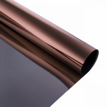 차량썬팅 자동차 필름 열차단 앞유리 선팅 단열 개인 정보 보호 창 편도 유리 비닐 반사 색조 가정용 자외선 차단 호일 방지, 차량썬팅 브라운, 90x800 cm